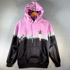 Jeffree Star Women's Hoodie Small Pink Black Drawstring Long Sleeve‎ Pullover